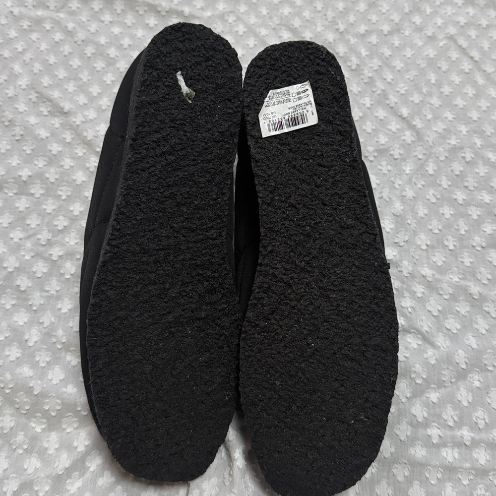 Clarks Wallabee Black Quilted Boots size 10 - Picture 12 of 13